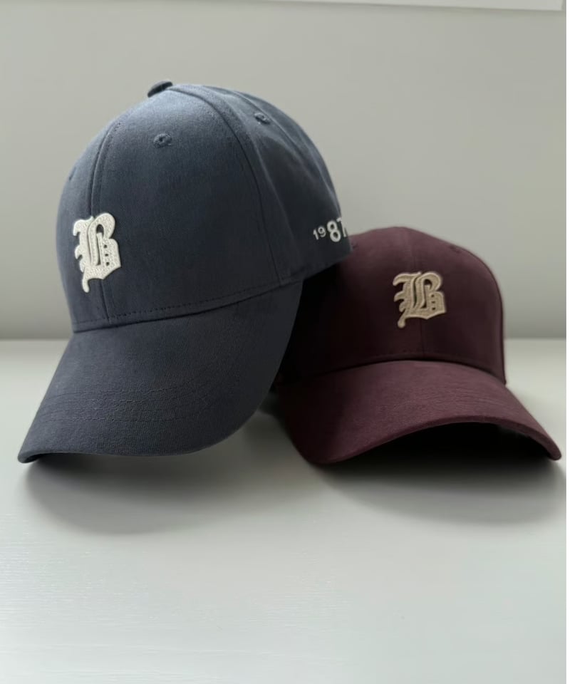 刺繍CAP（新色）【Navy/Wine 全2色】 | ABEREI