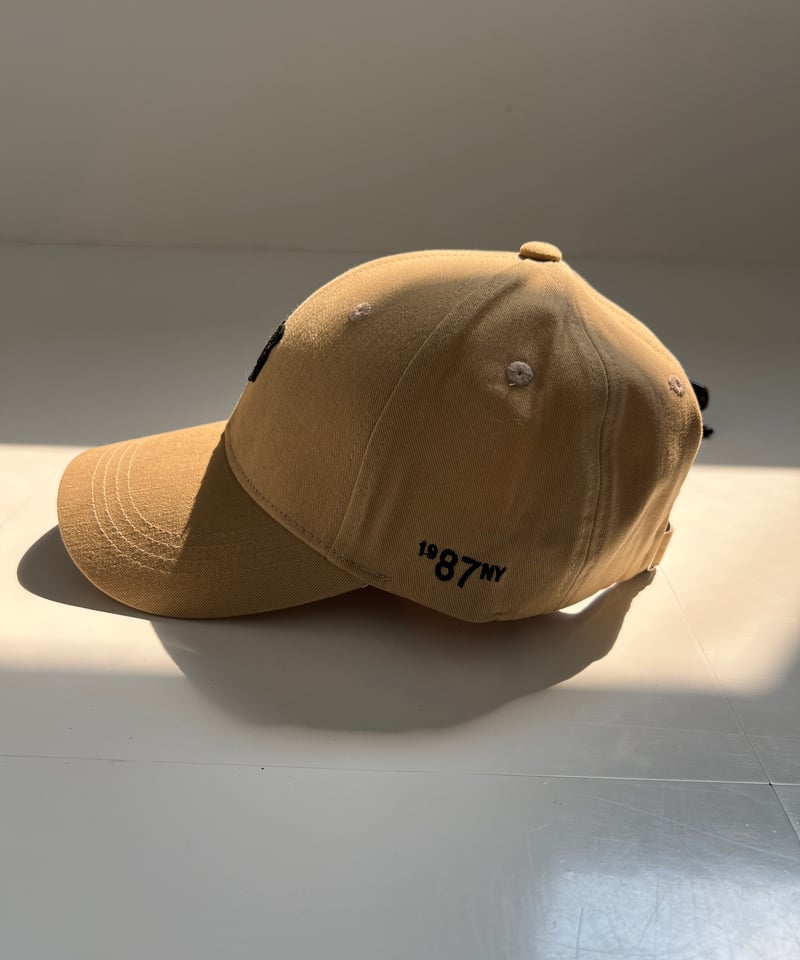 刺繍CAP【 Beige/ Gray全2色 】※8月上〜中頃の順次発送 | ABEREI