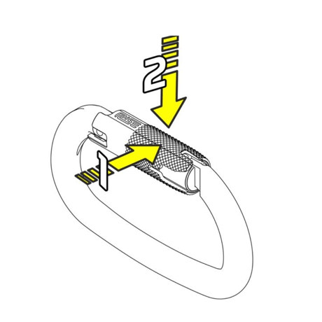 [KONG カラビナ] Ovalone Alu RISE Lock™