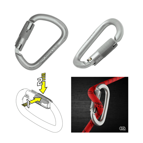 [KONG カラビナ] X-Large CarbonS RISE Lock™