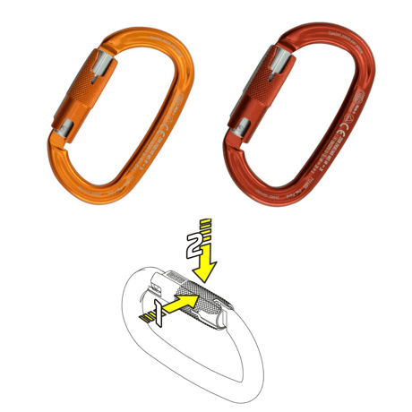 [KONG カラビナ] Ovalone Alu RISE Lock™
