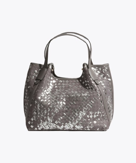 Lamb Leather Mesh Tote Bag（L）【031198】日本製 A4