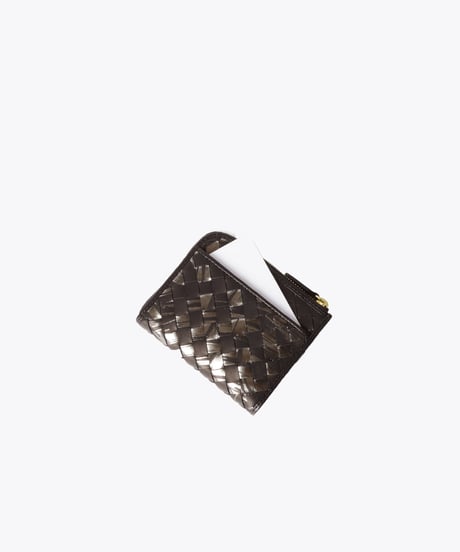 Lamb Leather L-shaped Zipper Mini Wallet【322853】日本製