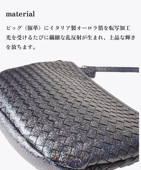 Aurora Foil Mesh 2way shoulder bag【322855】日本製