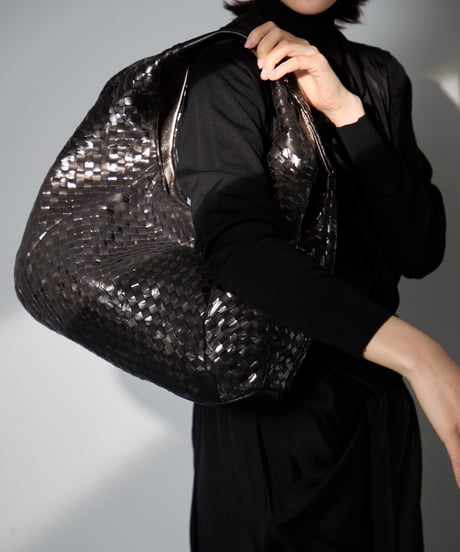 Lamb Leather Mesh Hobo【322822】日本製