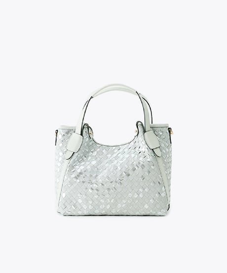 Lamb Leather Mesh Tote Bag（S）【031320】日本製