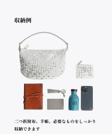 Lamb Leather 2way shoulder bag【322851】日本製