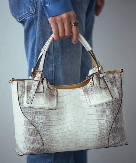 Crocodile 2way Tote Bag　【322270】日本製 A4
