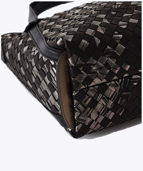 Lamb Leather Mesh Tote Bag（S）【031320】日本製