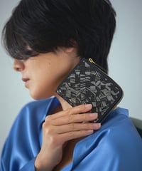 Lamb Leather L-shaped Zipper Mini Wallet【322853】日本製