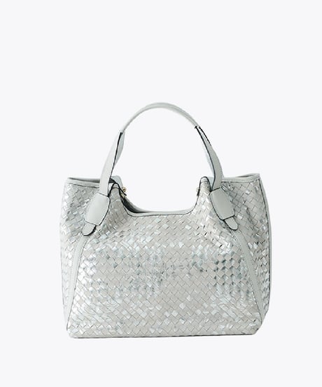 Lamb Leather Mesh Tote Bag（L）【031198】日本製 A4