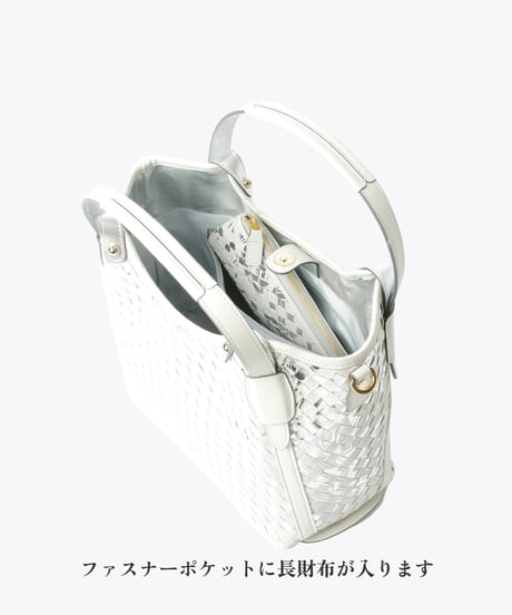 Lamb Leather Mesh Tote Bag（S）【031320】日本製