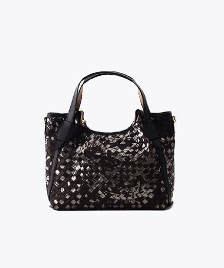 Lamb Leather Mesh Tote Bag（S）【031320】日本製