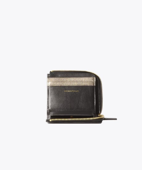 Lamb Leather L-shaped Zipper Mini Wallet【322853】日本製