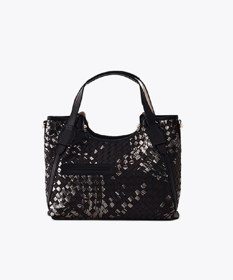 Lamb Leather Mesh Tote Bag（S）【031320】日本製