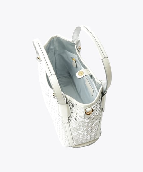 Lamb Leather Mesh Tote Bag（S）【031320】日本製