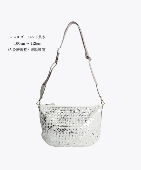 Lamb Leather 2way shoulder bag【322851】日本製