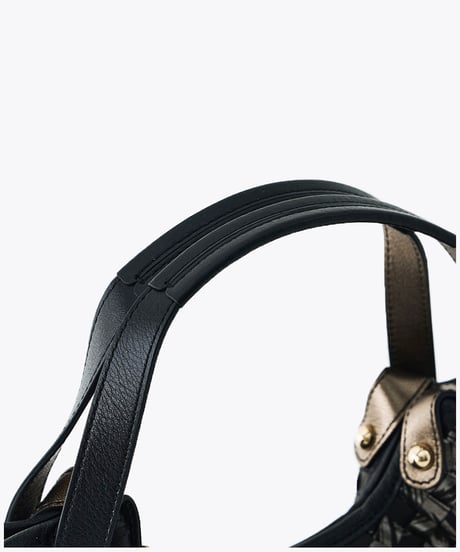 Lamb Leather Mesh Tote Bag（S）【031320】日本製
