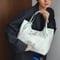 Lamb Leather Mesh Tote Bag（L）【031198】日本製 A4