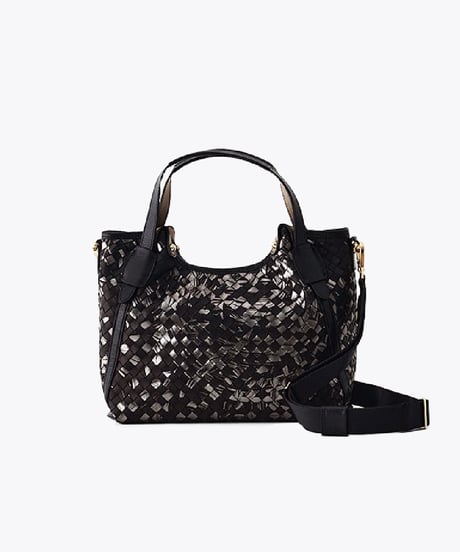Lamb Leather Mesh Tote Bag（S）【031320】日本製