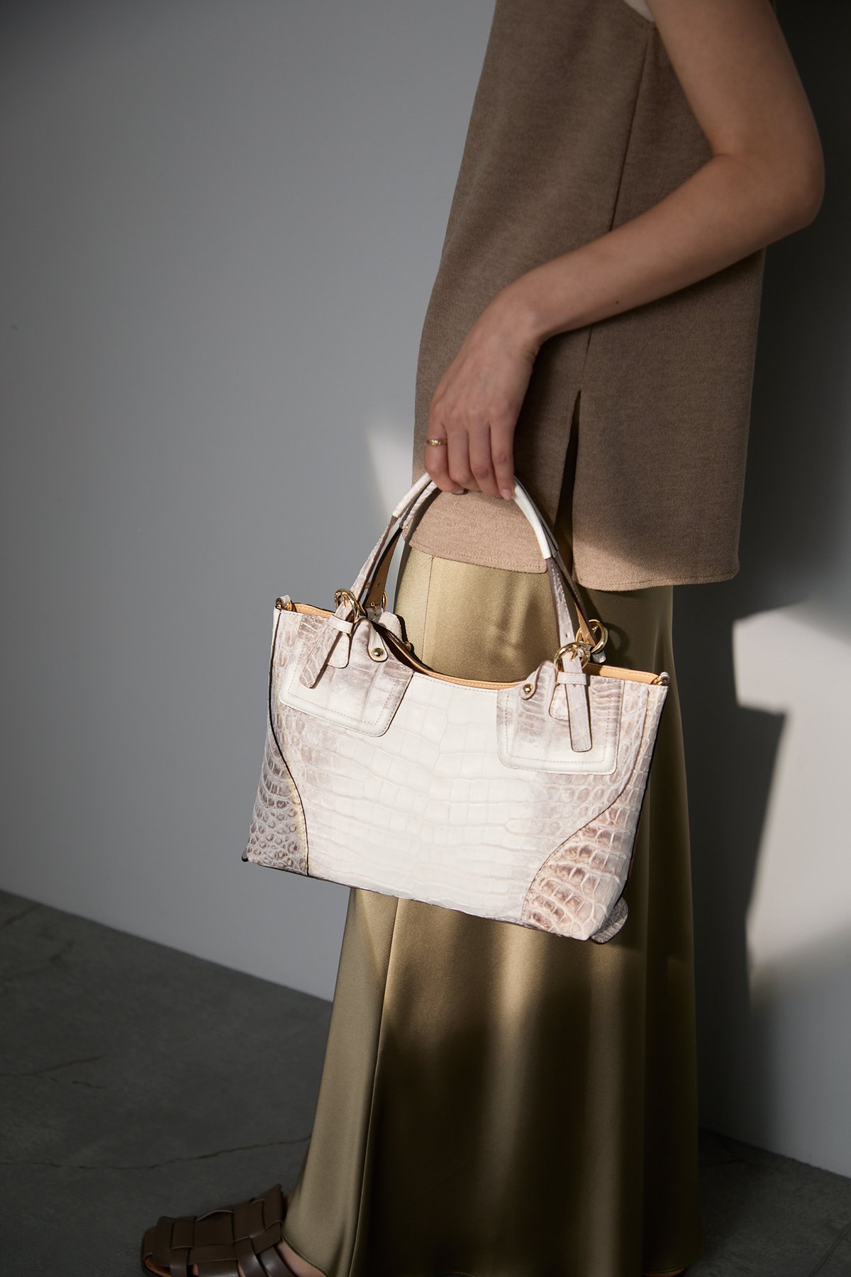 Crocodile 2way Tote Bag 【322270】日本製 A4 | PRIMAP