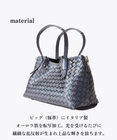 Aurora Foil Mesh 2way Mini Tote Bag【322856】日本製
