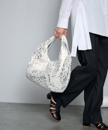 Lamb Leather Mesh Hobo【322822】日本製