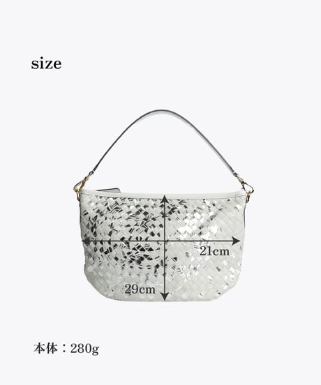 Lamb Leather 2way shoulder bag【322851】日本製