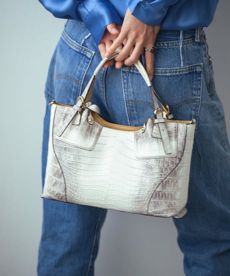 Crocodile 2way Tote Bag　【322270】日本製 A4