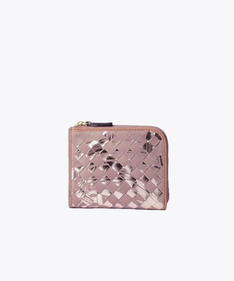 Lamb Leather L-shaped Zipper Mini Wallet【322853】日本製