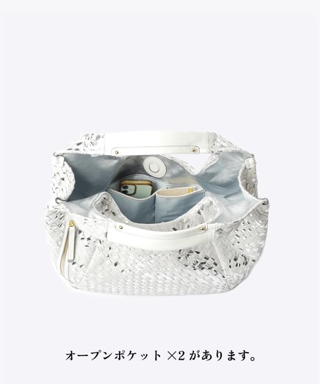 Lamb Leather Mesh Hobo【322822】日本製