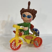 レトロゼンマイ三輪車 円谷プロ チビラくん ママゴン80体限定 ≪キャンセル分≫ Retro windup tricycle Mamagon 80pcs EX （Cancelled pcs)