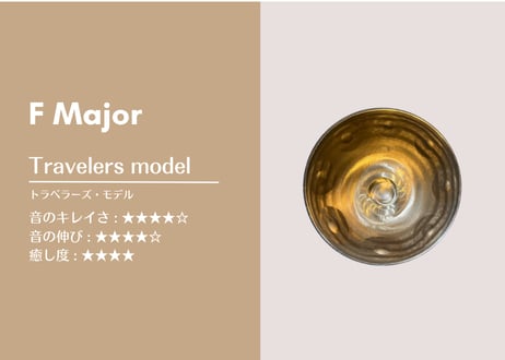 Travelers model - トラベラーズ・モデル | F Major 9 (Major)