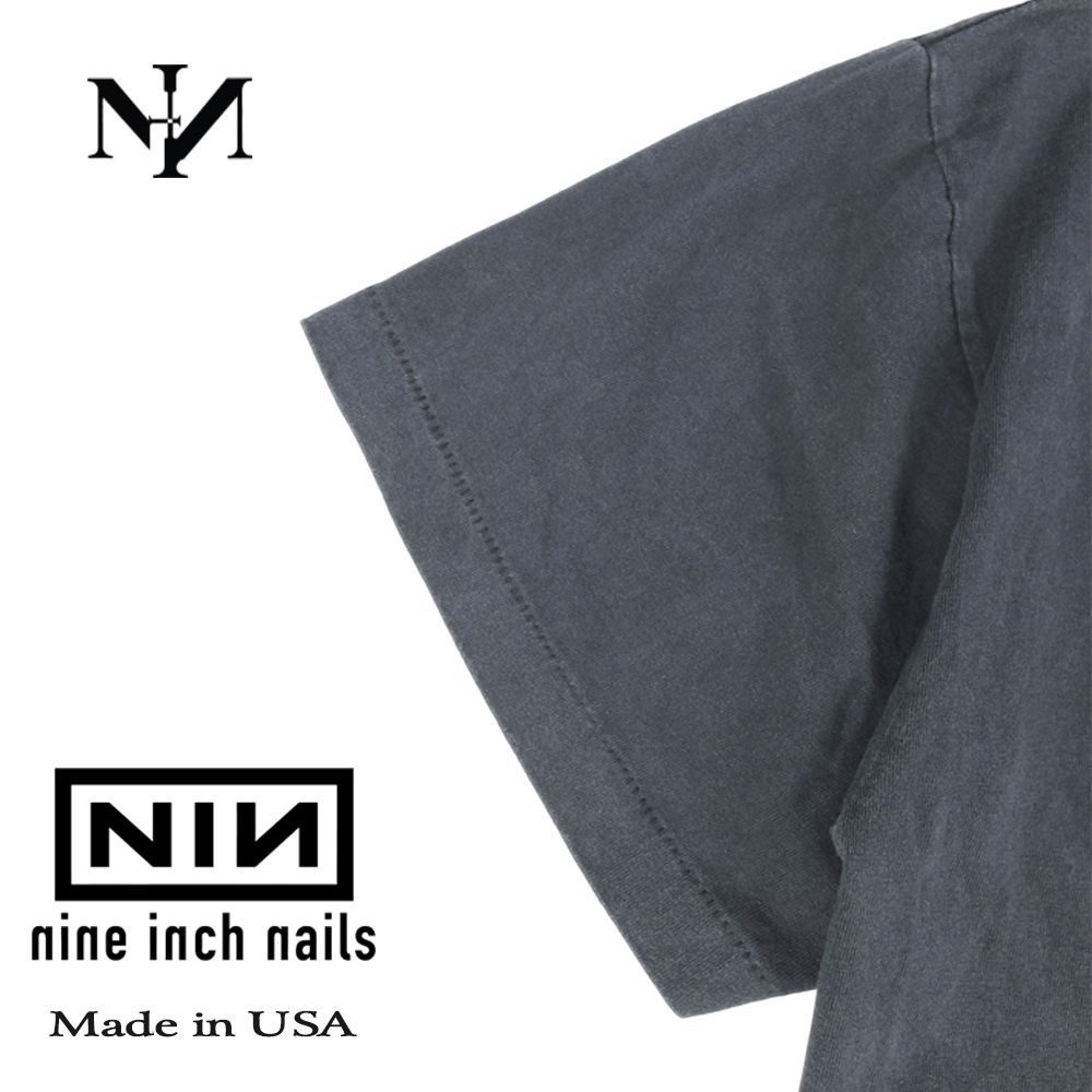 nine inch nails ナインインチネイルズ USA製 ブラック Lサイズ NIN ロ