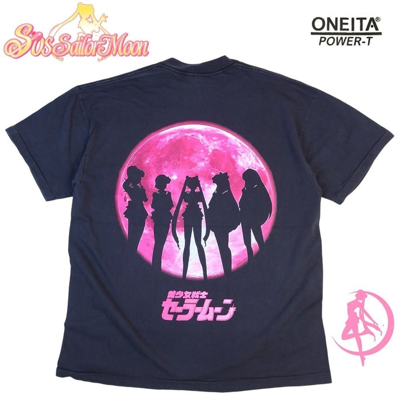美少女戦士 セーラームーン Tシャツ アニメ ブラック Lサイズ 半袖