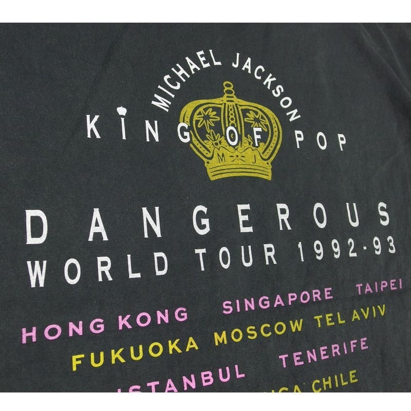 MICHAEL JACKSON マイケルジャクソン Tシャツ USA製 半袖 ブラック L