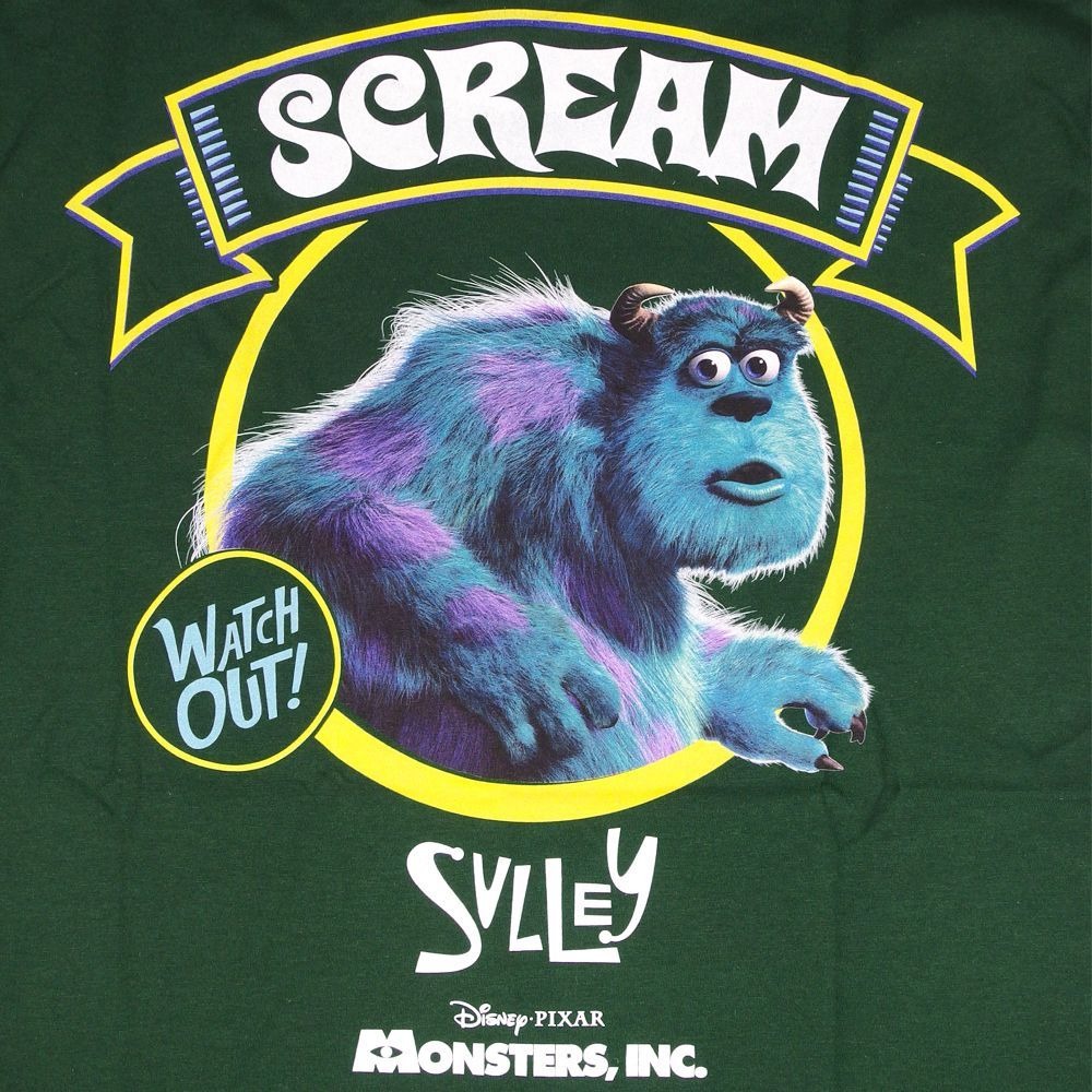 モンスターズインク Monsters Inc Tシャツ グリーン サリー マイク
