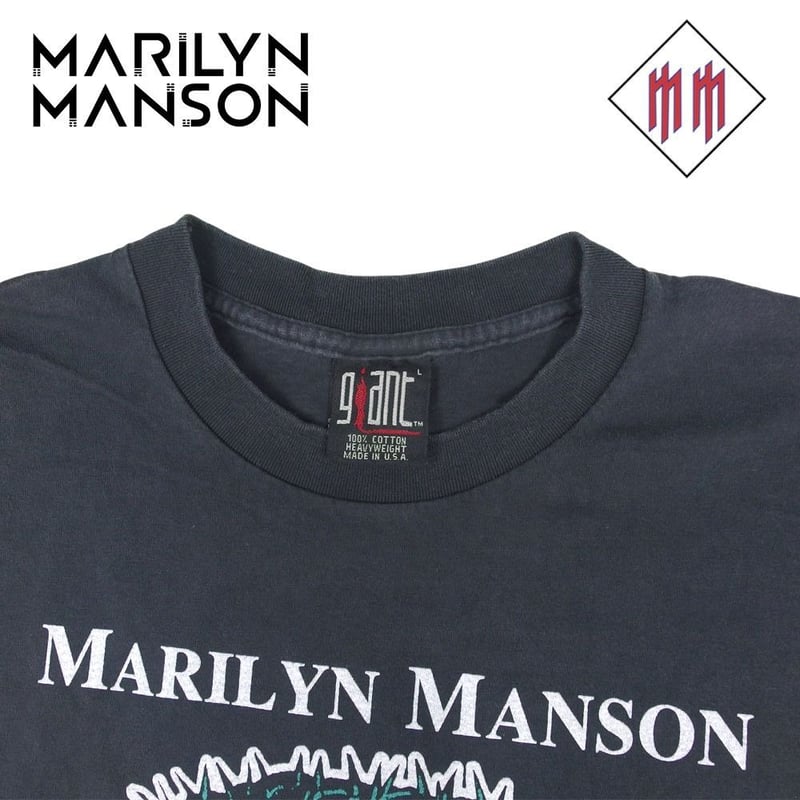 MARILYN MANSON マリリンマンソン Tシャツ ブラック Lサイズ USA製