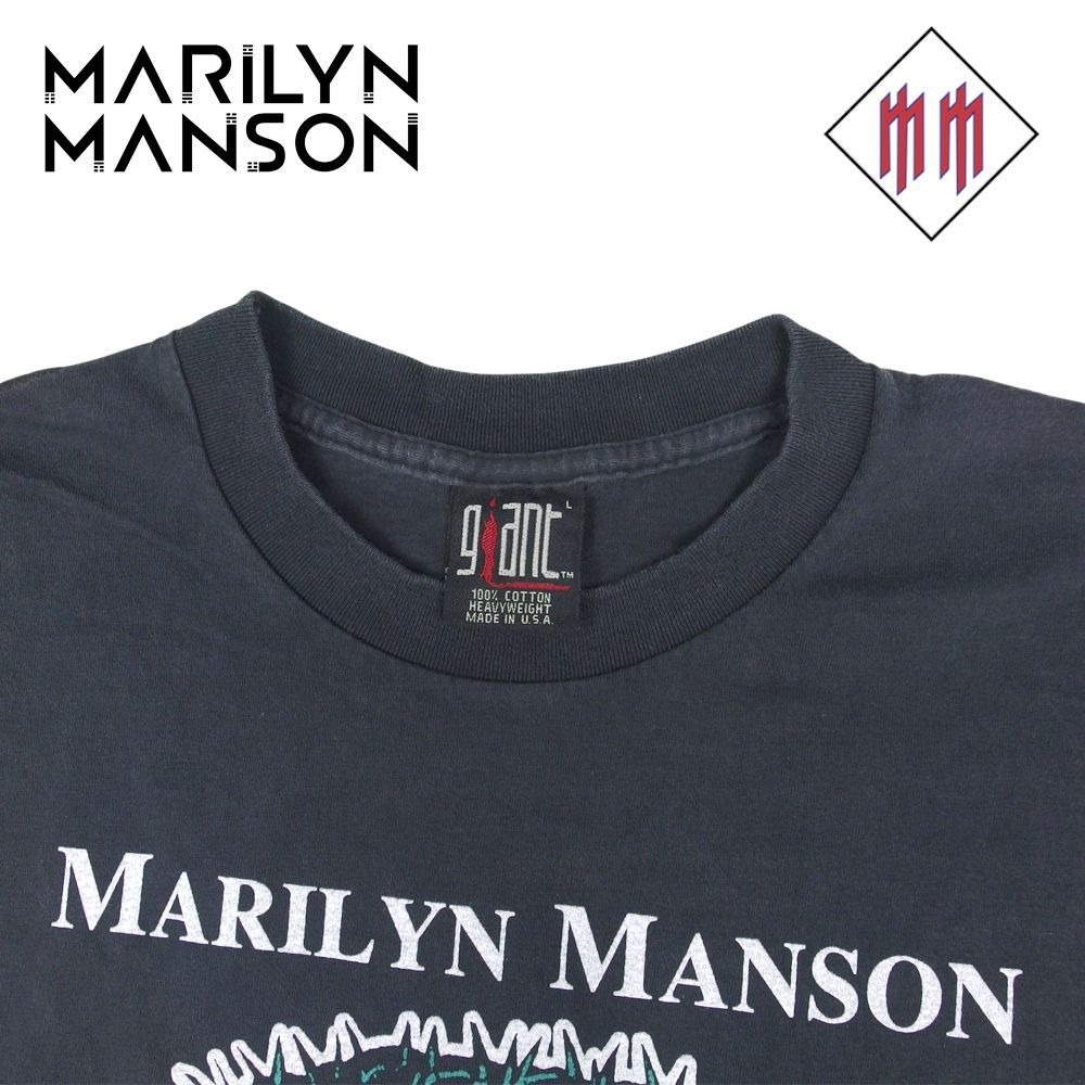 MARILYN MANSON マリリンマンソン Tシャツ ブラック Lサイズ USA製