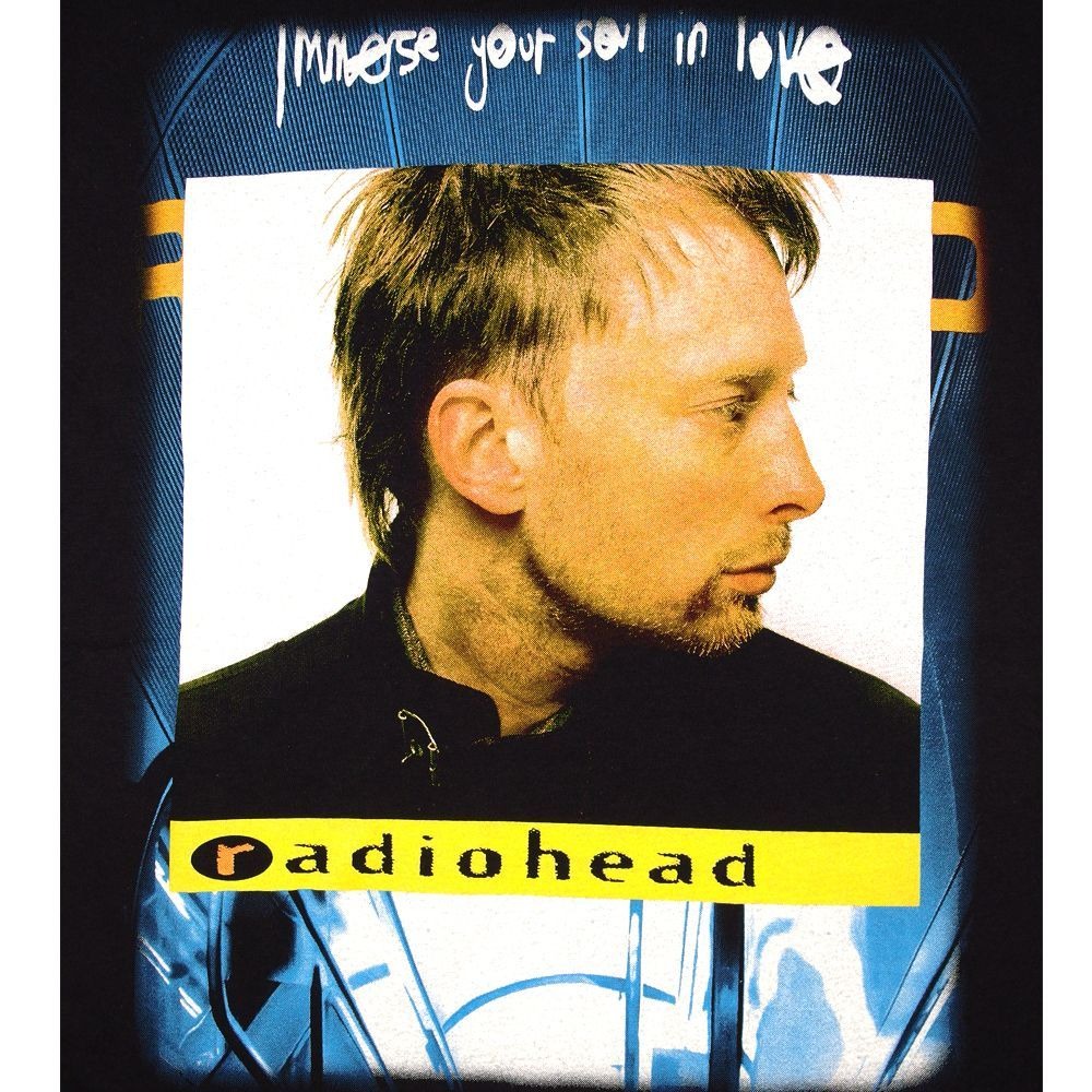 radiohead レディオヘッド Tシャツ GILDAN製 ブラック Lサイズ バンドT