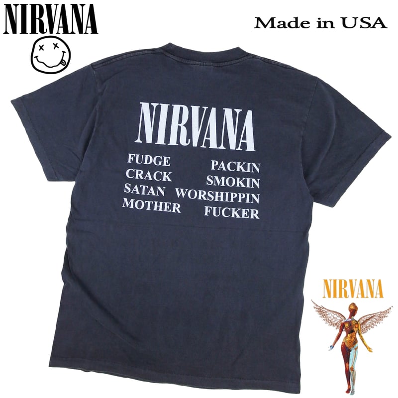 NIRVANA ニルヴァーナ Tシャツ USA ブラック ニルバーナ INCESTICIDE