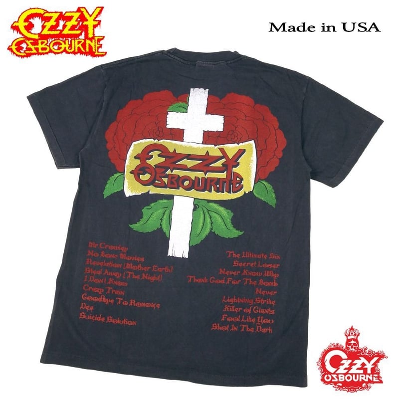 ozzy osbourne Tシャツ オジーオズボーン OZZY 般若 デビル 半袖 USA製