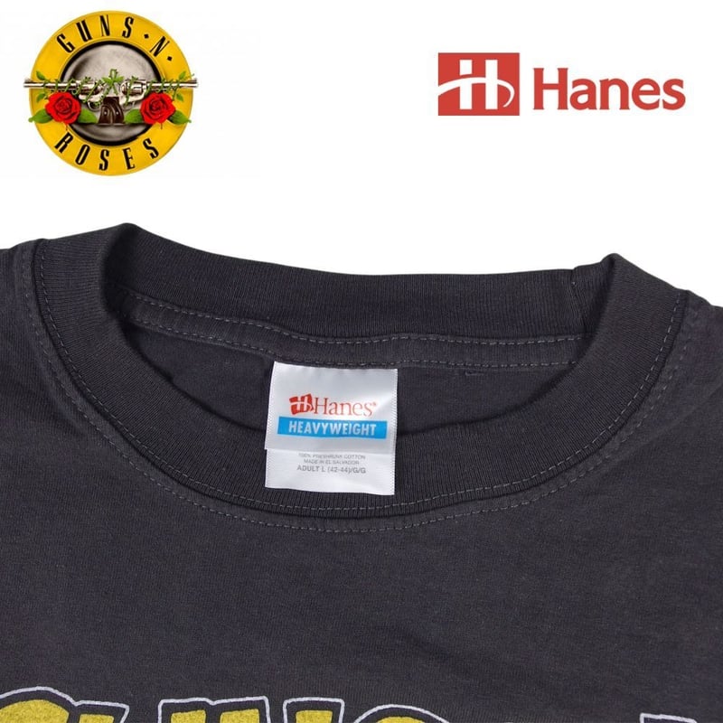 GUNS N' ROSES　Tシャツ　Hanes二枚タグ　©︎あり　Opium系 GUNS N' ROSES Tシャツ Hanes二枚タグ ©︎あり Opium系