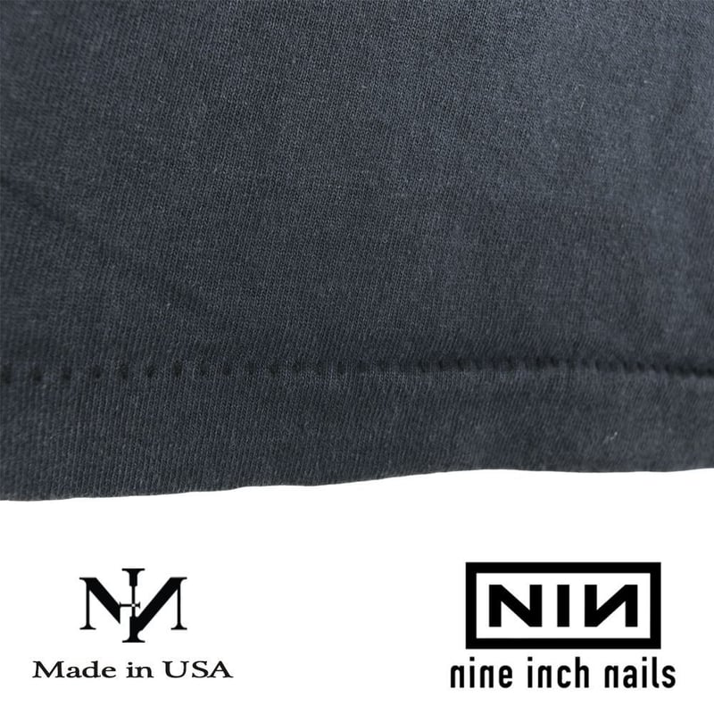 nine inch nails ナインインチネイルズ USA製 ブラック Lサイズ NIN ロ
