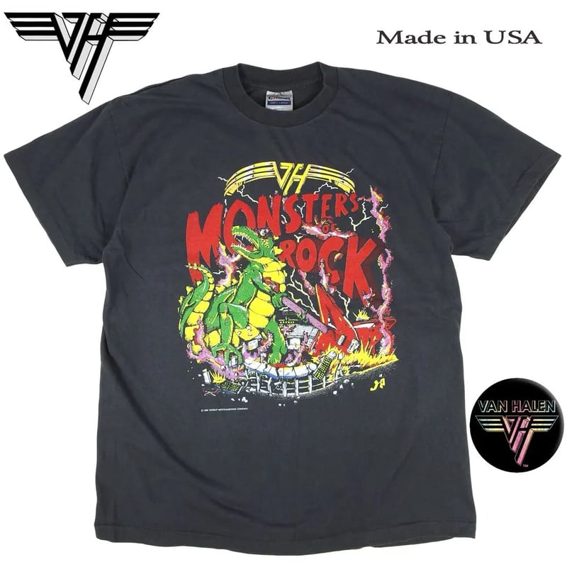 通販 van halen tシャツ ヴィンテージロックtシャツ バンドtシャツ