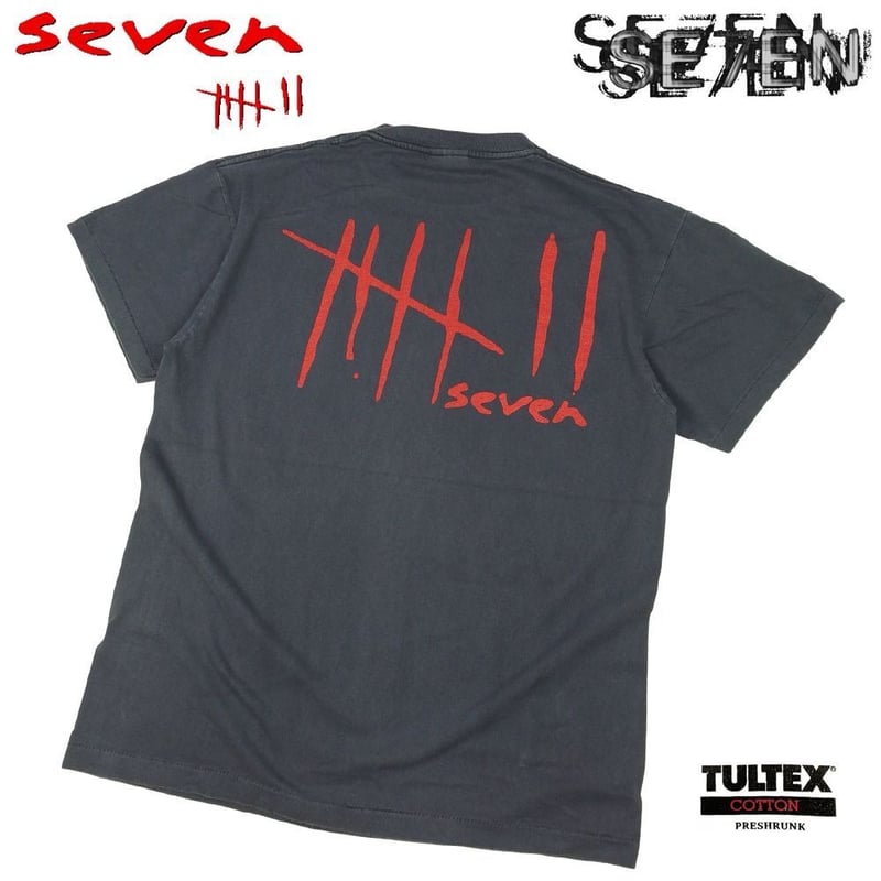 SEVEN セブン Tシャツ 半袖 1995 アメリカ ブラットピット 映画T
