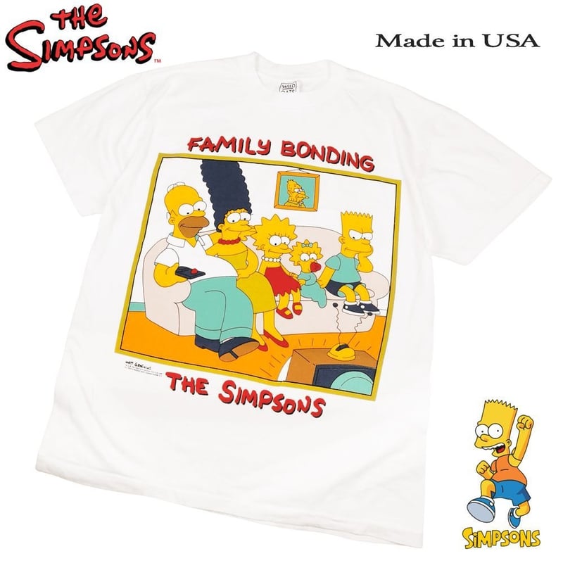The Simpsons  ザ・シンプソンズ  Ｔシャツ The Simpsons ザ シンプソンズ Tシャツ ホワイト Lサイズ 半袖