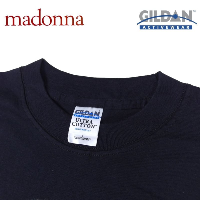 MADONNA マドンナ Tシャツ GILDAN製 ブラック Lサイズ バンドT the vi