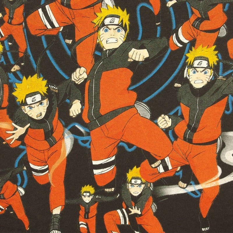 NARUTO Tシャツ ナルト アニメ チャコール Lサイズ アニメ メンズ