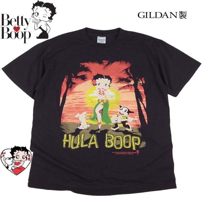 Betty Boop ベティ ブープ ベティーちゃん Tシャツ 半袖 GILDAN